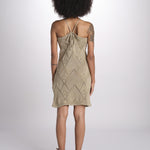 abito lungo in crochet 2610 GOLD nima 