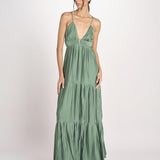 abito lungo con anello WASTA VERT ba&sh 