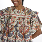 Camicia BOHO GLAM stampa fiore 344858 OFFWHITE farm rio 