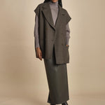 T8744 gilet over T8744 VERDE dusan 