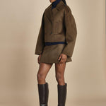 peacoat corto BERAM 1HVA25-V03738 MILITARE vanessa bruno 