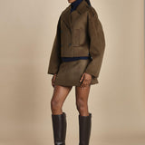 peacoat corto BERAM 1HVA25-V03738 MILITARE vanessa bruno 