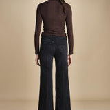 denim lungo zampa 415 THE ROLLER SNEAK 965 mother 