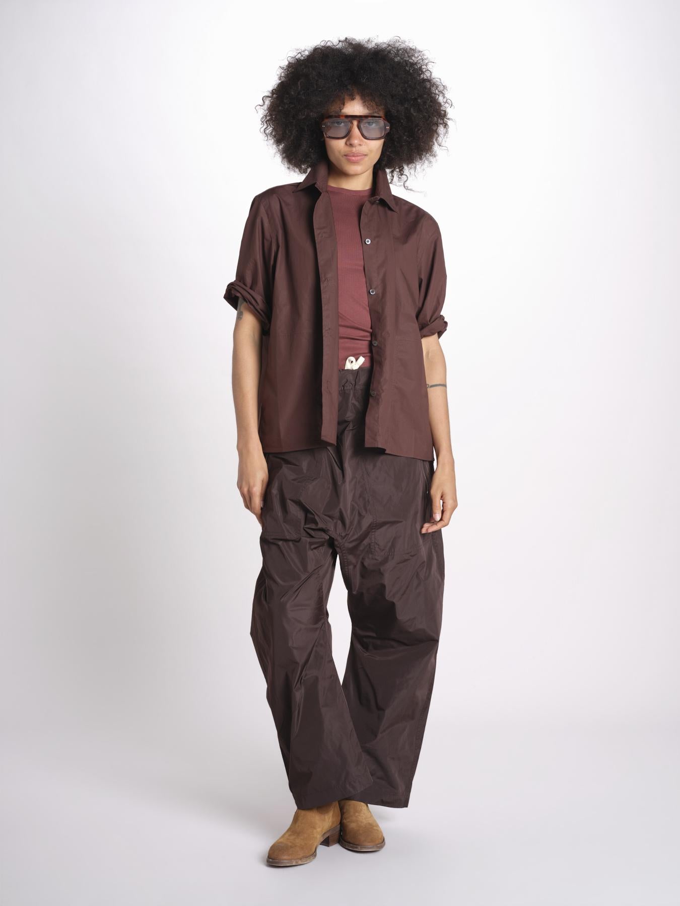 pantalone zip over in nylon PACK KLEIN sofie d'hoore 