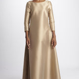 Abito lungo m/l svasato duchesse TV327 11001 co.go 