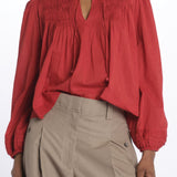 Camicia MYRA voille pieghe 150 PAPRIKA sea ny 