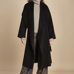 cappotto vestaglia double collo grande CARRIE ROSE  IO111048 BR291 ivy oak 