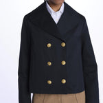 Peacoat AGLAIA corto bottoni oro 46484MIL 96191 01 sealup 
