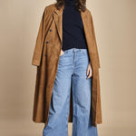 trench in camoscio MAINA CAMEL ba&sh 