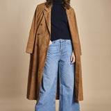 trench in camoscio MAINA CAMEL ba&sh 