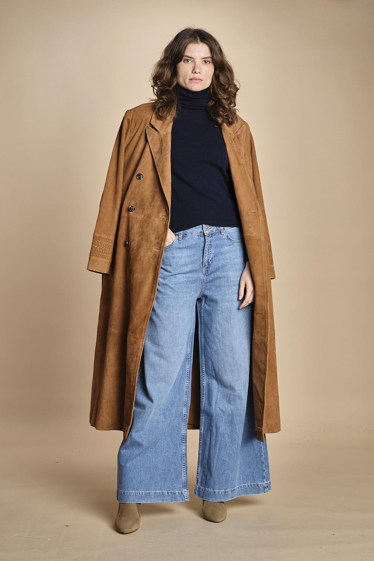 trench in camoscio MAINA CAMEL ba&sh 