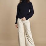 denim over FLEURE WF GREIGE fam 