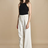 pantalone smoking PEONY ROSE IO1100X5121 WH011 ivy oak 