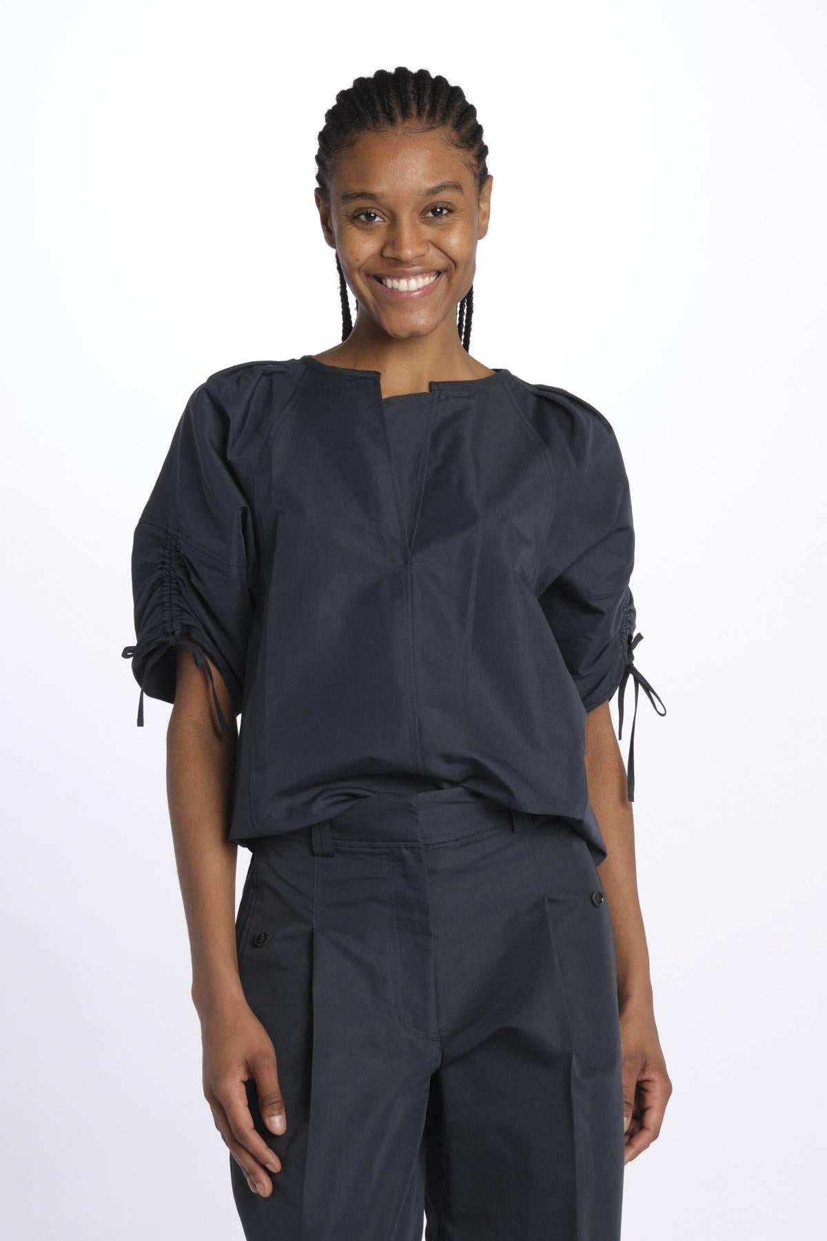 Camicia SHIRRED manica sbuffo 21640LCO MIDNIGHT phillip lim 