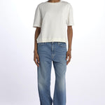 T-shirt felpa m/c WSW03 WHITE merz b 