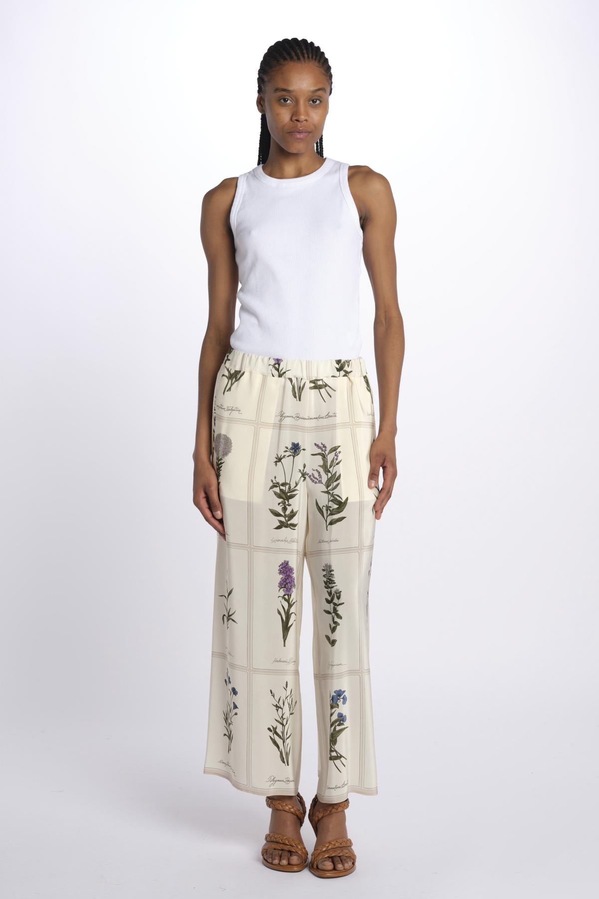 Pantalone LORY stampa fiore 2515131012600 001 weekend maxmara 