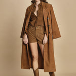 camicia in suede. RWSH01033 DAIM 207 zadig & voltaire 