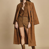 camicia in suede. RWSH01033 DAIM 207 zadig & voltaire 