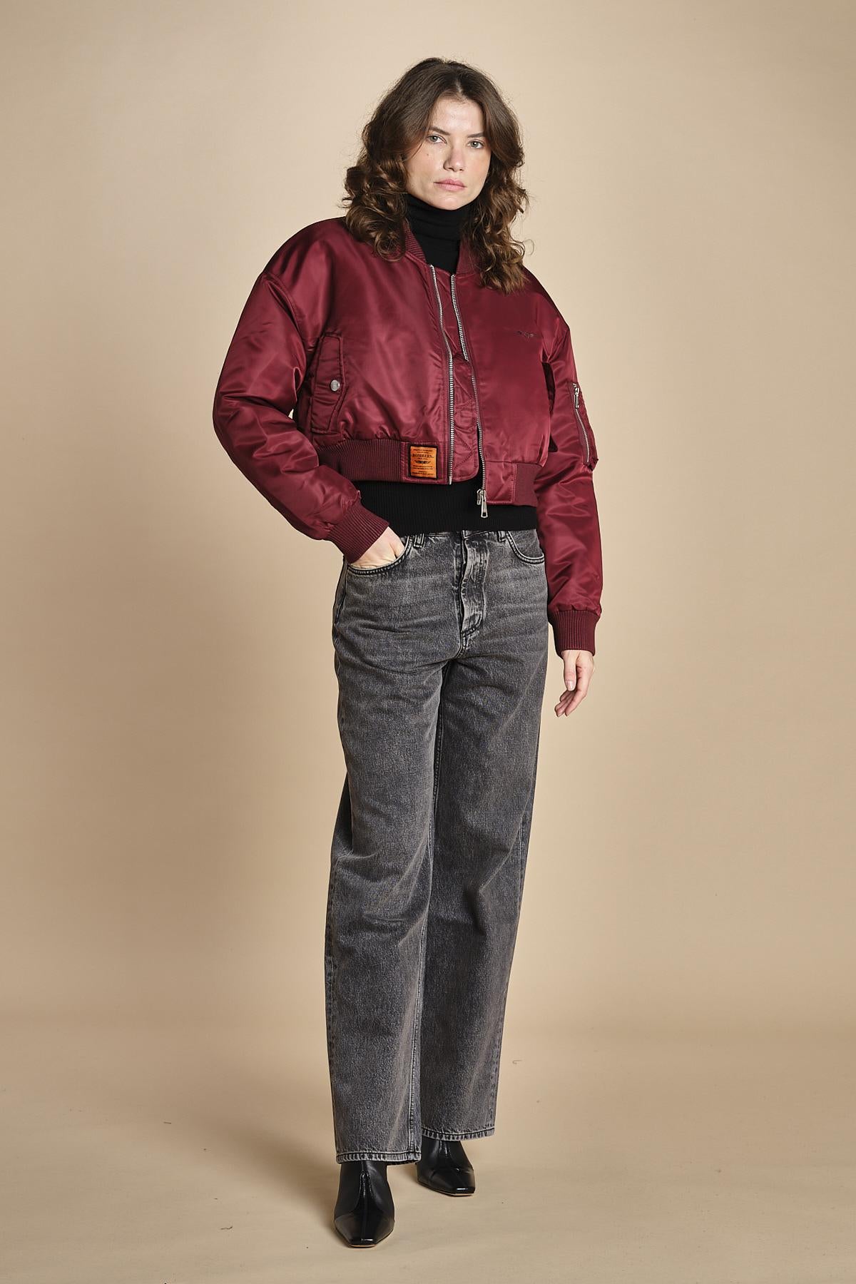 bomber corto BMMAN202F5 BURGUNDY bombers original 