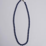 Porta telefono perline rotondo PHONENECKLACE BIG BLUEBERRY ina.seifart 