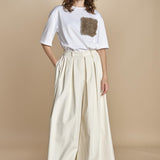 pantalone over in velluto BIRKIN MJD228_ATEX40 J0236 CREAM jejia 
