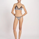 slip in pizzo e satin zebrato WILD ROSE L25101024 ZEBRA PRINT love stories 
