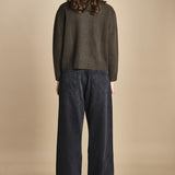 maglia girocollo con zip CESNIK KAKI ba&sh 