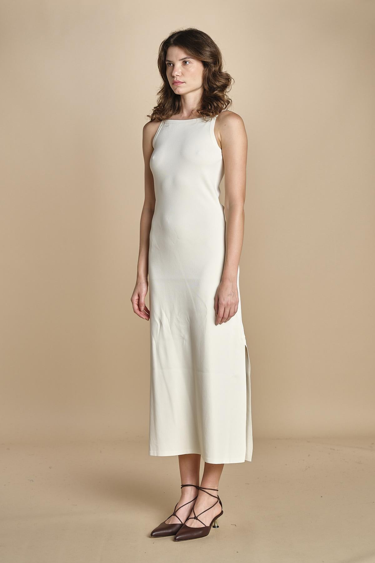 abito in maglia DRESS FULL  JF009246 0045 IVORY joseph 