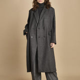 cappotto doppiopetto over. MAN0053 GRI0125W soeur 