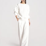 maglia effetto waffle JEJIA MJD171_SHUKU3 WHITE WAFFLE jejia 