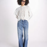 camicia m/l con ajours 347737 OFF-WHITE L0025 farm rio 