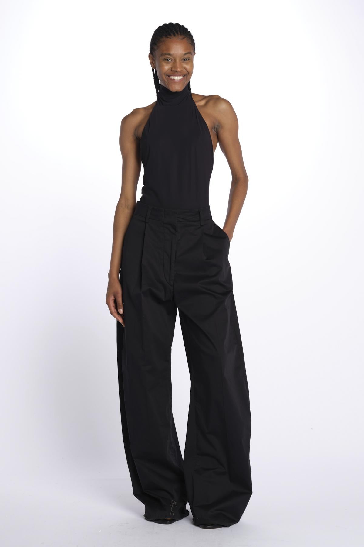 HOLLY body collo alto con fiocco HOLLY DEEP BLACK amazuìn 