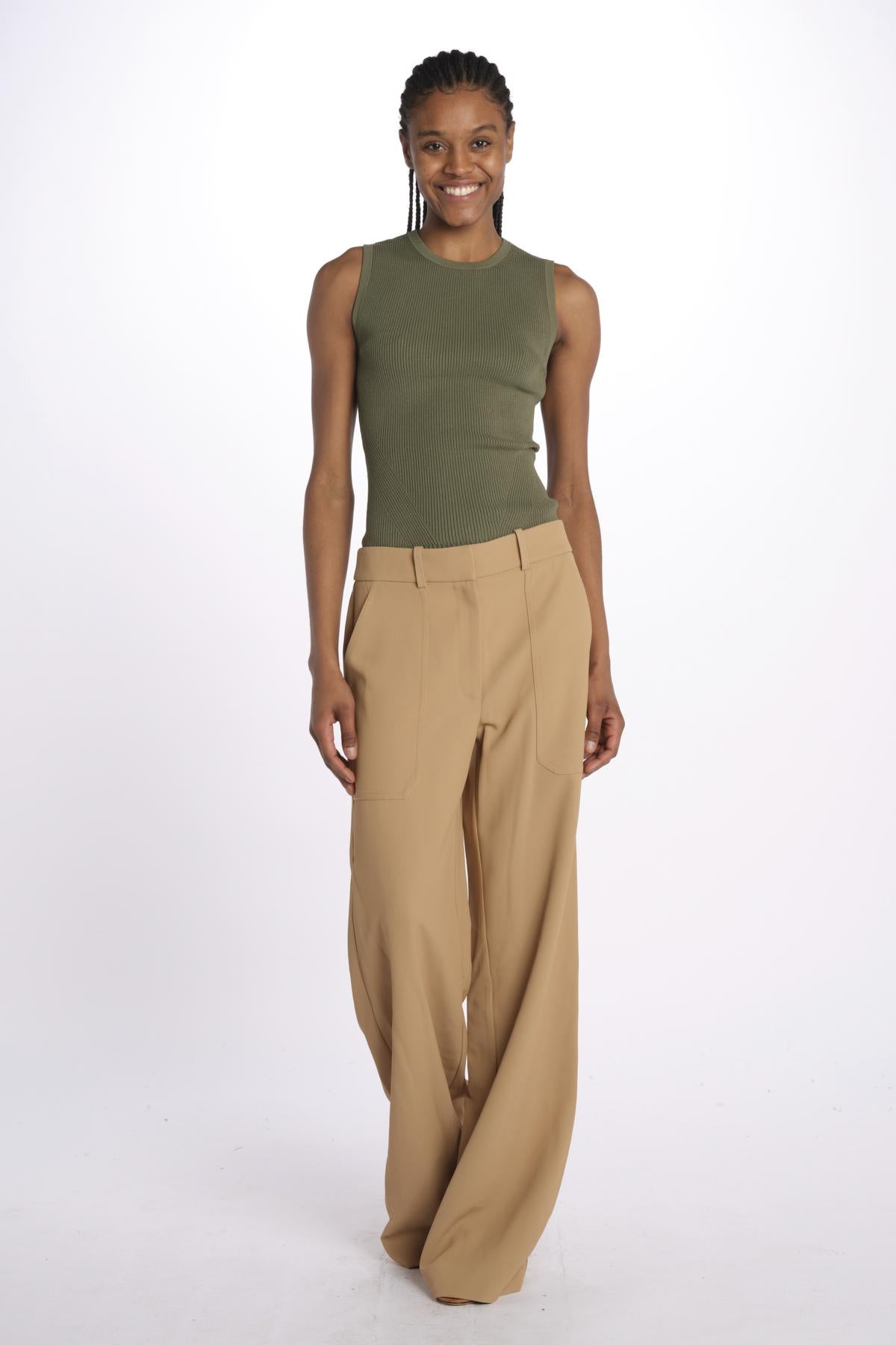 COLE con tasche CP3260651 KHAKI veronica beard 