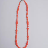 Porta telefono perline PHONENECKLACE NEONORANGE ina.seifart 