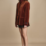 blazer velluto liscio GARCIA TERRACOTTA herskind 