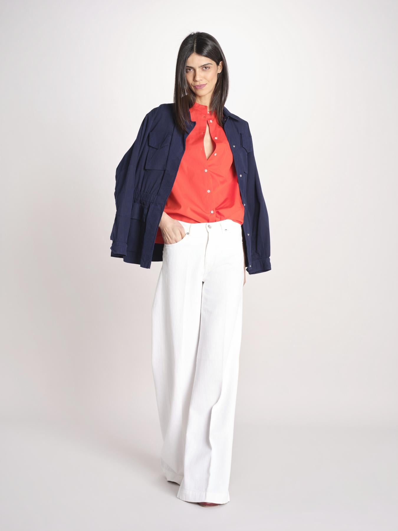 camicia guru a manica corta 5410 85301 GERANIO aspesi 