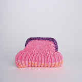 SIS cluctch bag uncinetto multicolor SIS FUXIA/ARANCIO nadia dafri 