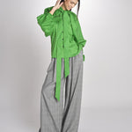 camicia con nodo E20T07 GREEN martin grant 