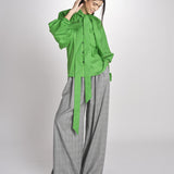 camicia con nodo E20T07 GREEN martin grant 