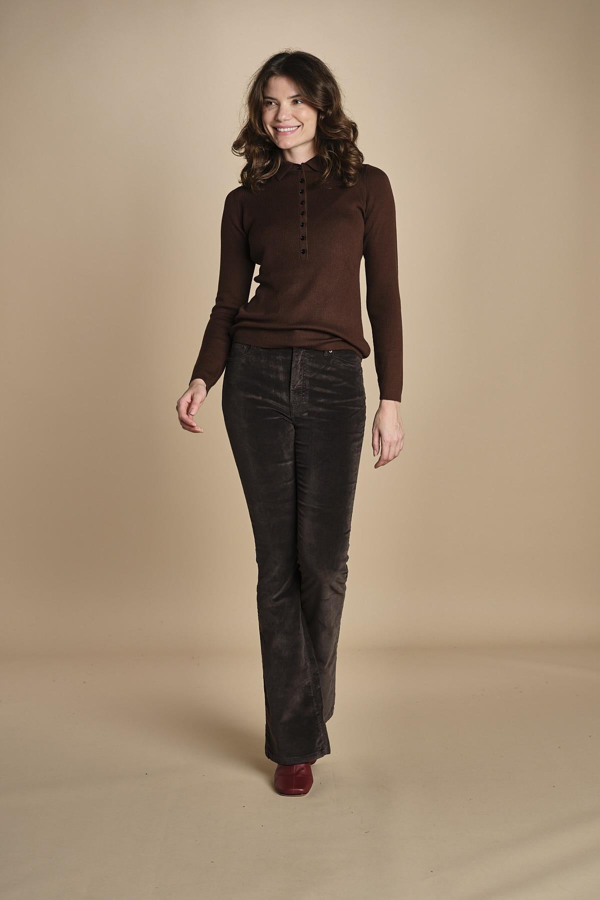 73% COTONE 25% TENCEL 2% ELASTAN MONICA XV01 133 CAFFE ps don't forget me 