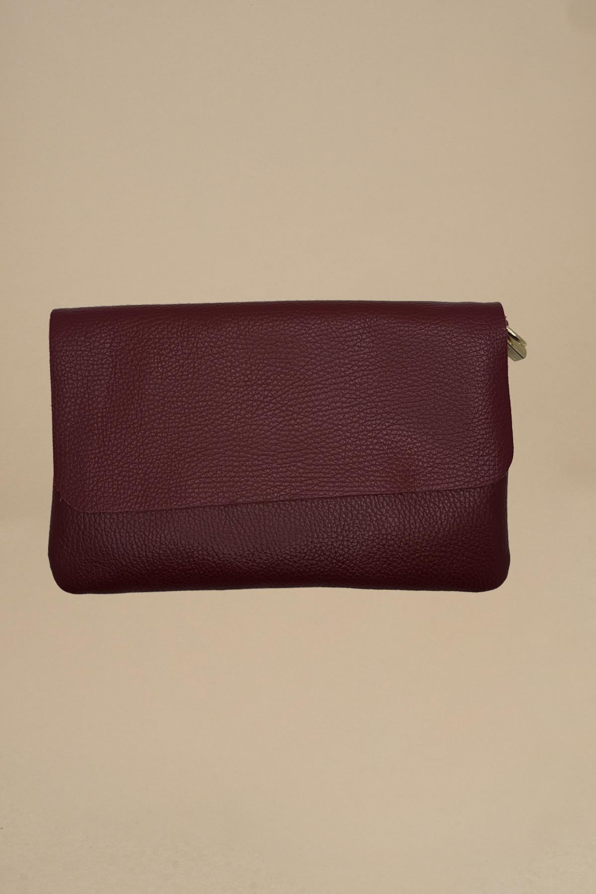 pochette in pelle con tracolla MINI SALLY BS0410 10BORDO borse 
