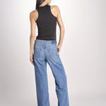 denim dritto a vita bassa 12488-1230 HUF HIT SHUFFLE mother 