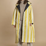 piumino lungo. 90110 MONACO RIGHE sittingsuit 