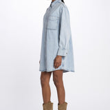 Mini abito THE SHIRT DRESS denim WP25DDR002 ETTIE frame 