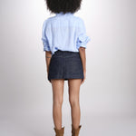 minigonna denim MIETTA C43 DENIM milaura 