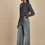 girocollo slim by milaura. d2501005 871 GRIGIO milaura 