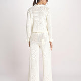 maglia in crochet SORIA ECRU ba&sh 