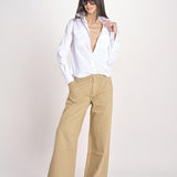 pantalone 5 tasche PIA CONFORTBULL BEIGE true avenue 
