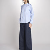 camicia con collo guru 5416 07126 AZZURRO aspesi 