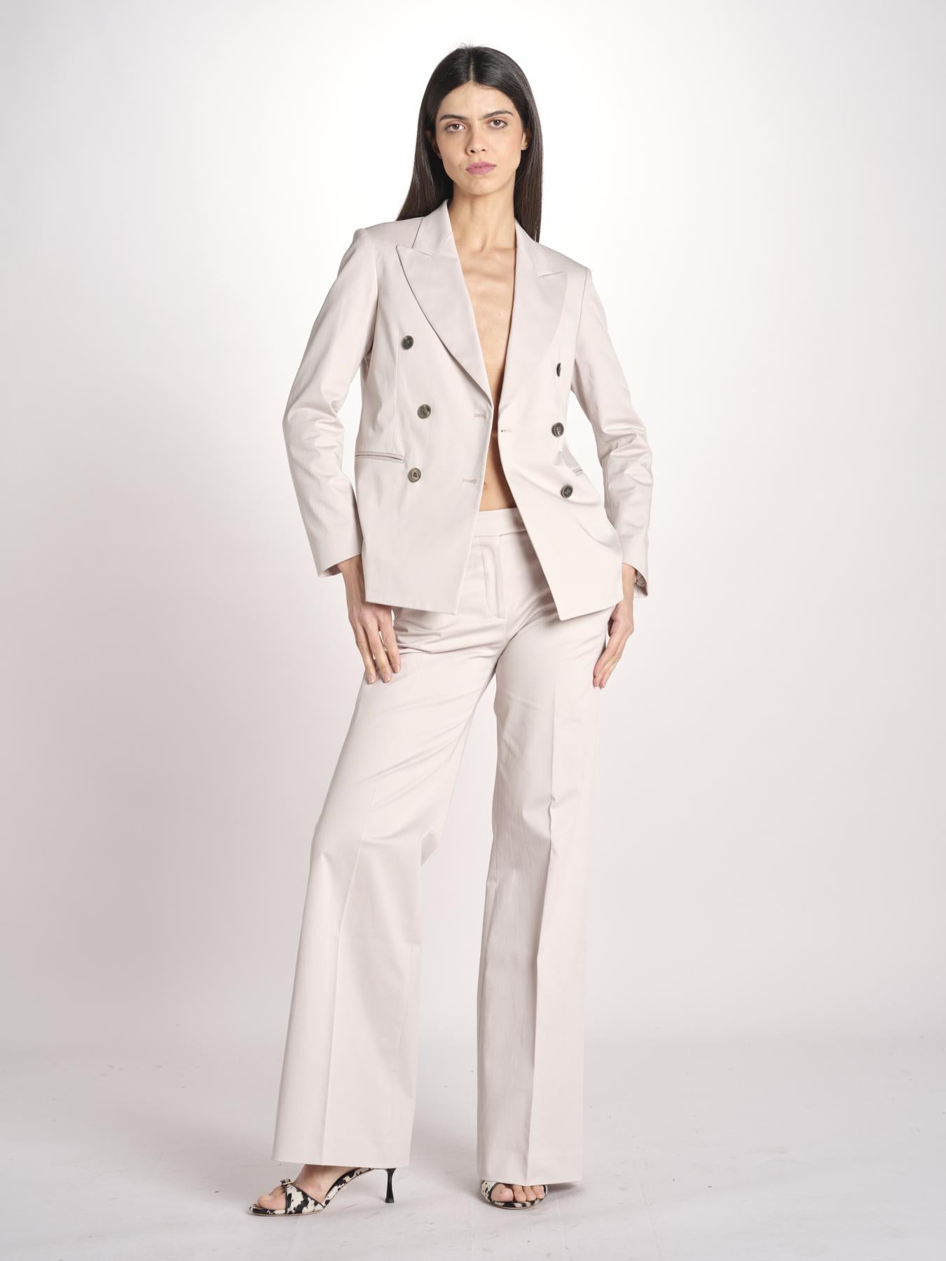 doppiopetto sei bottoni in cotone DELIA 33055 54 quelledue 